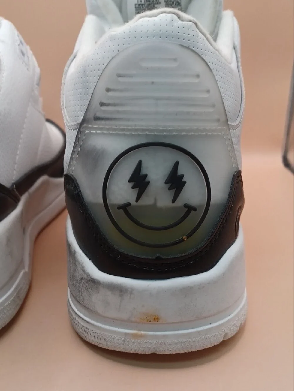 Pre-Owned Nike Air Jordan 3 Retro SP Fragment Design Sneakers-White/Black Sz 10